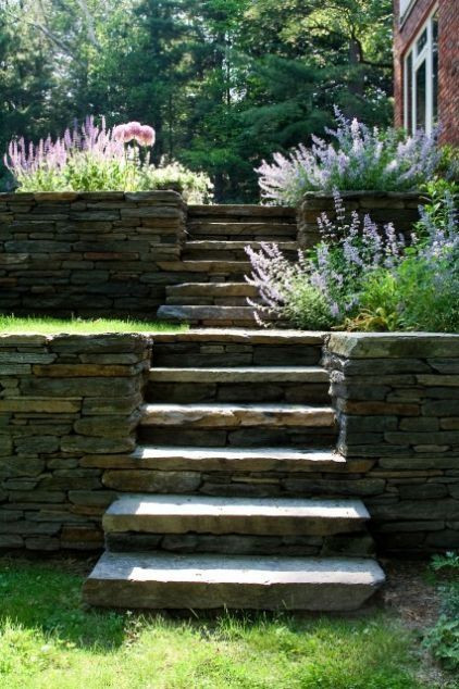 Terrace Landscape With Stairs
 terraced steps landscapes