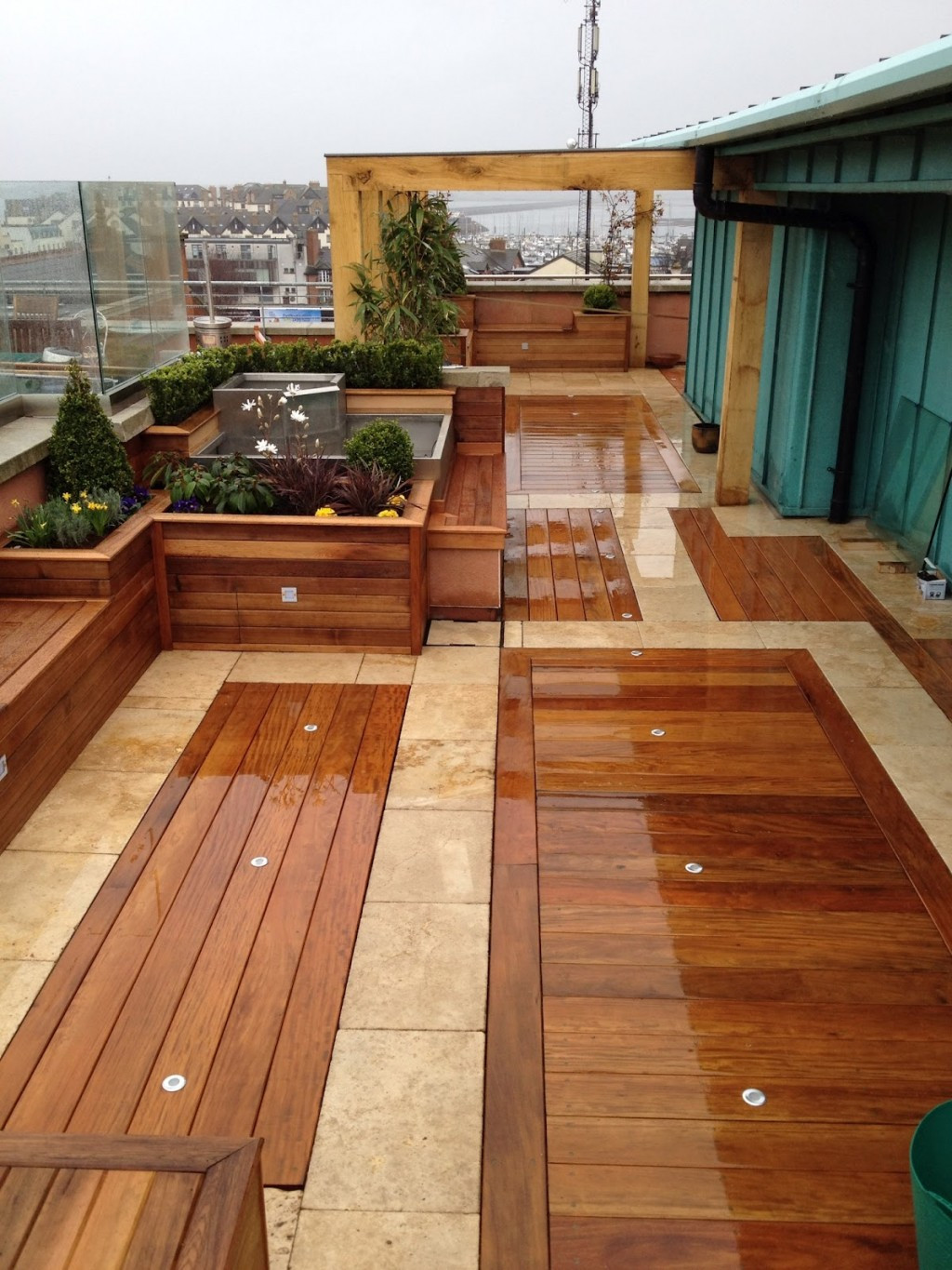 Terrace Landscape Wood
 25 Beautiful Rooftop Garden Designs To Get Inspired
