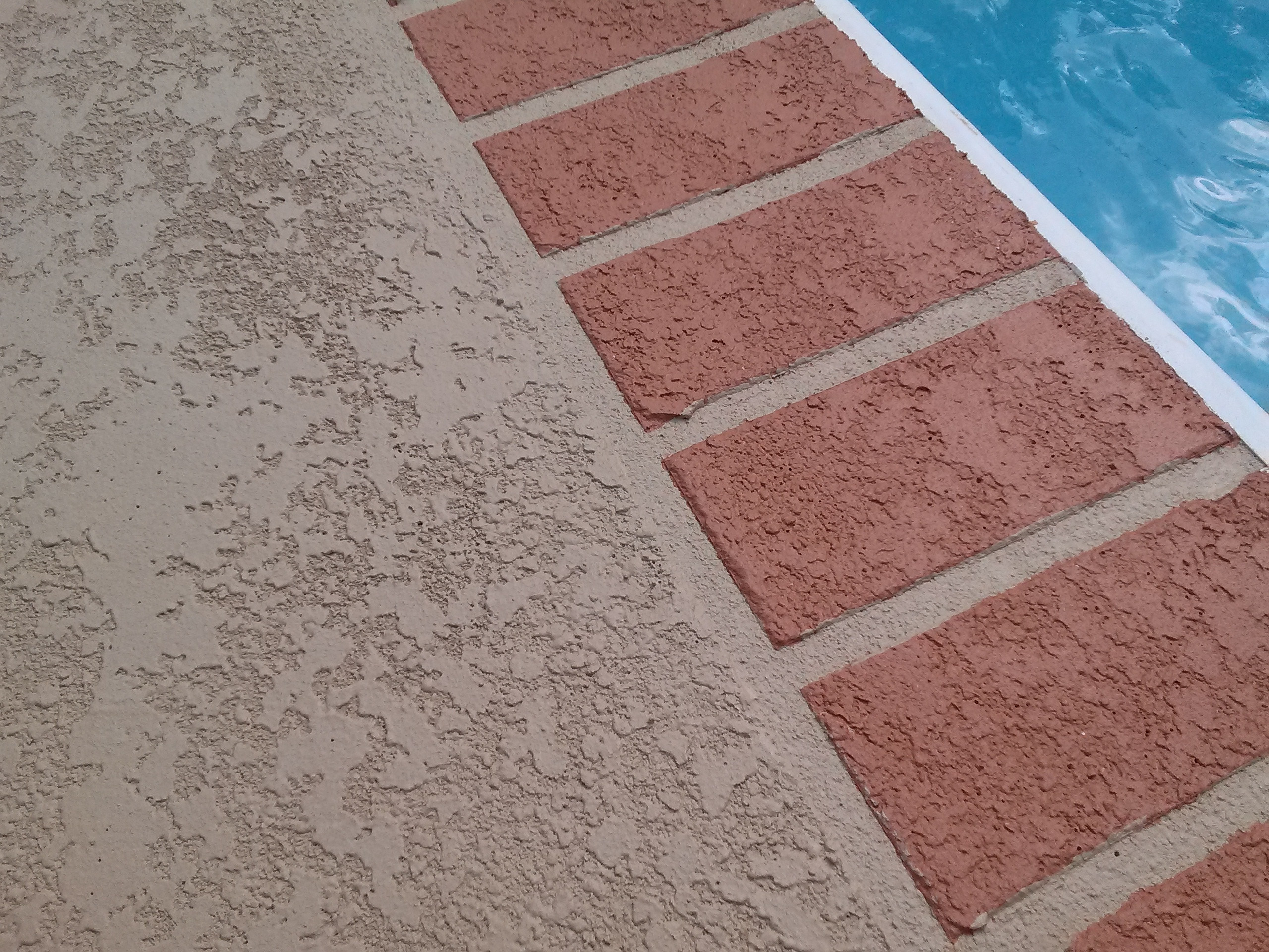 Textured Deck Paint
 New Deck Coating with Brick Pattern SIDER CRETE INC