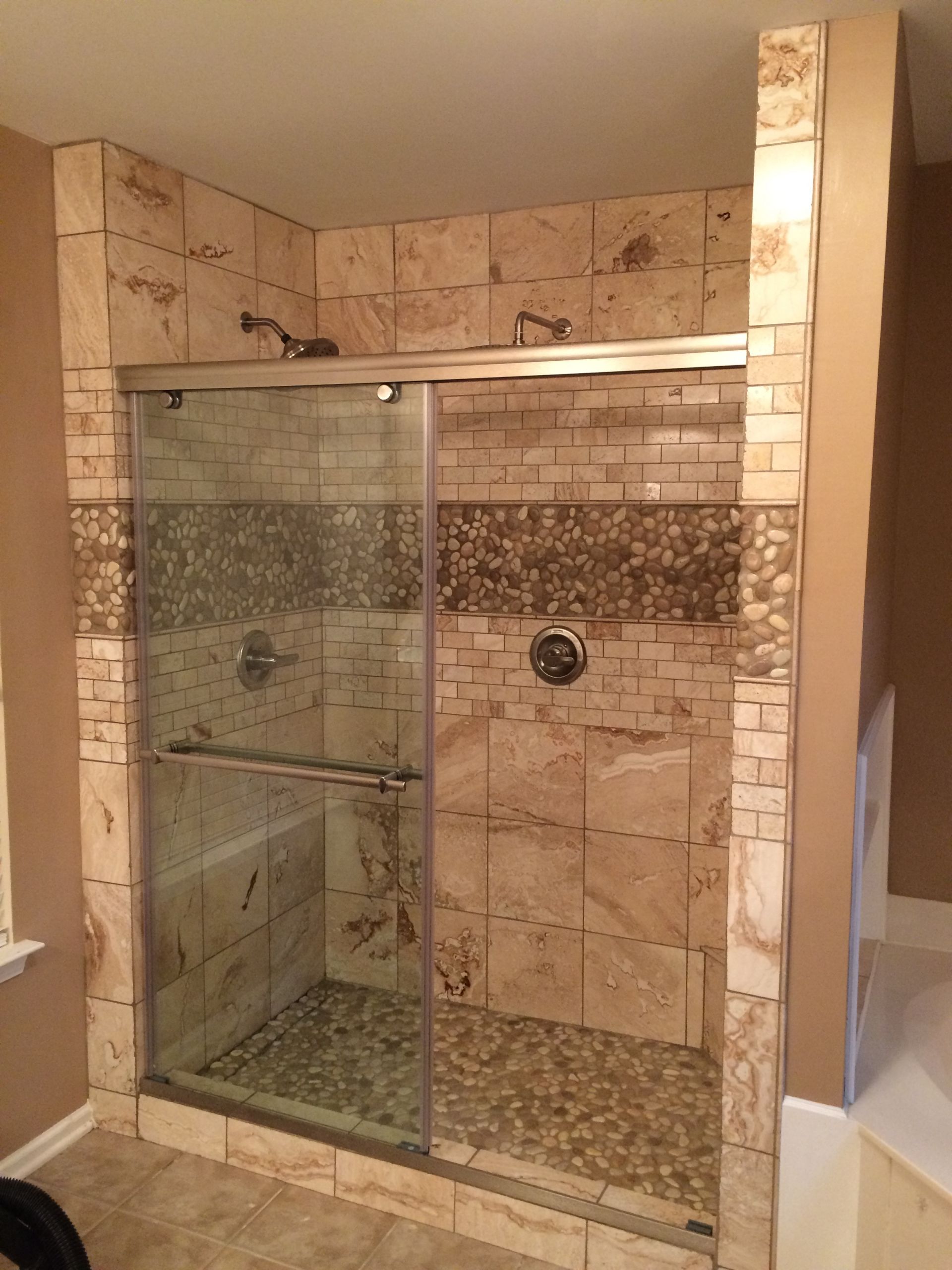 Tile Bathroom Showers
 25 interesting pictures of pebble tile ideas for bathroom