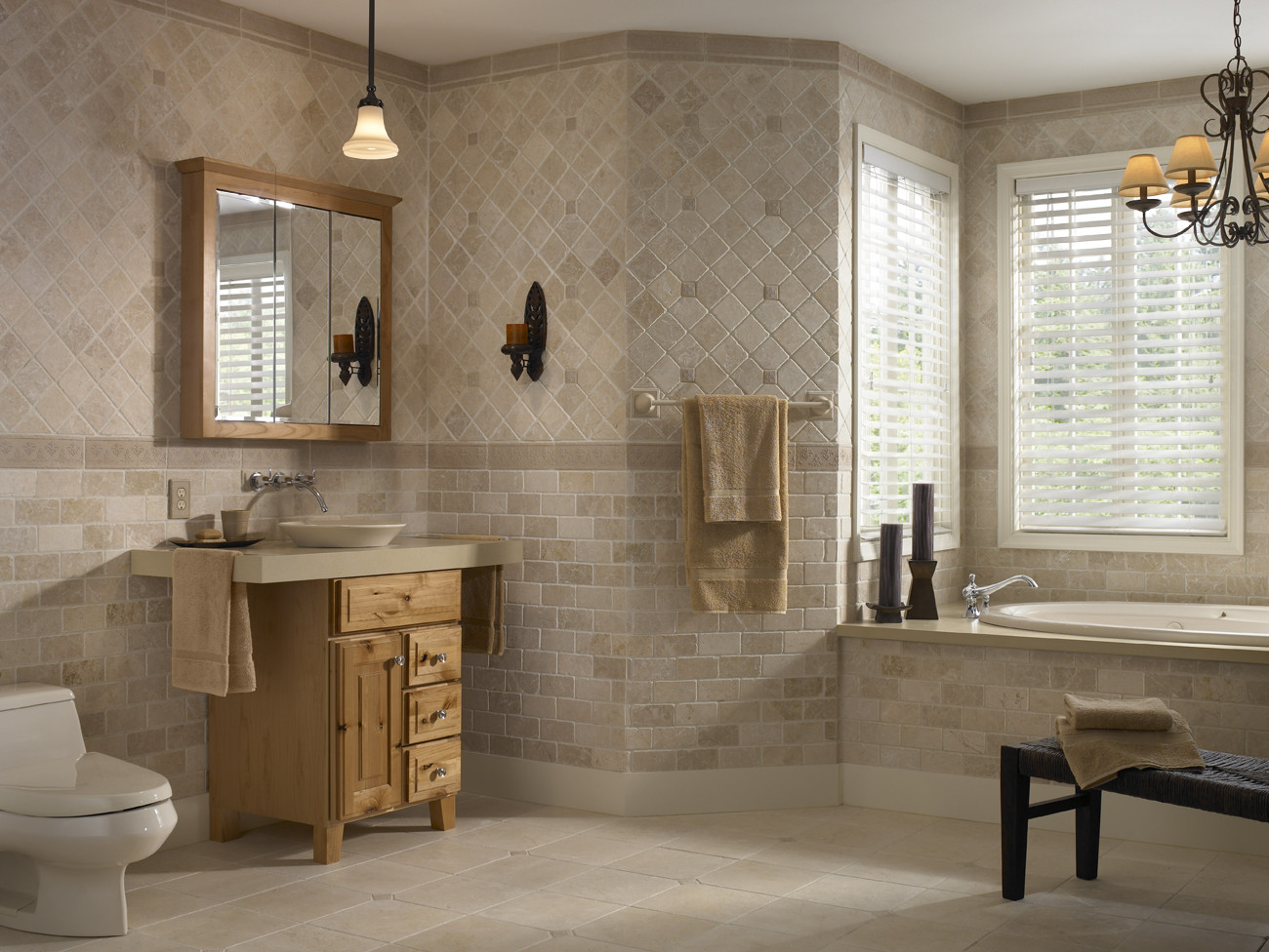 Tile Bathroom Walls
 Metal & Glass Wall Tiles Backsplashes Mosaic Tile