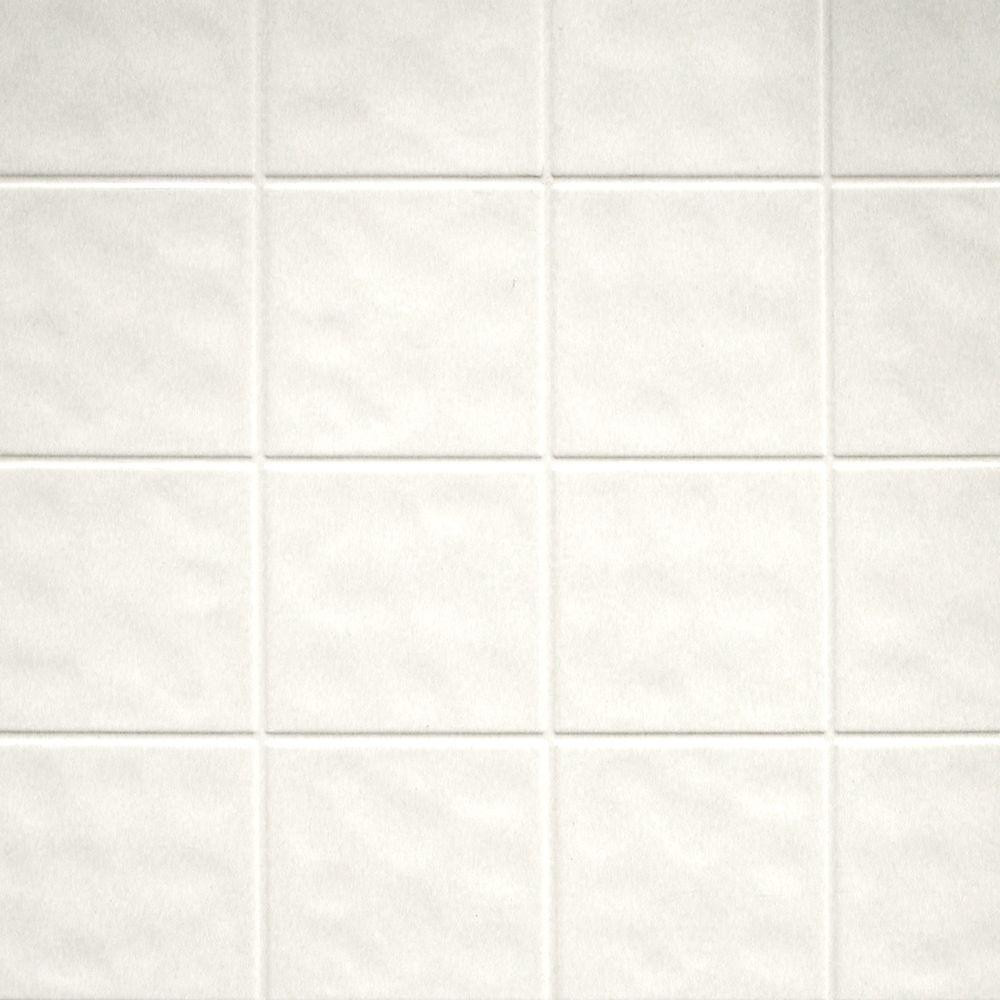 Tile Board For Bathrooms
 Aquatile 1 8 in x 48 in X 96 in Toned White Tileboard