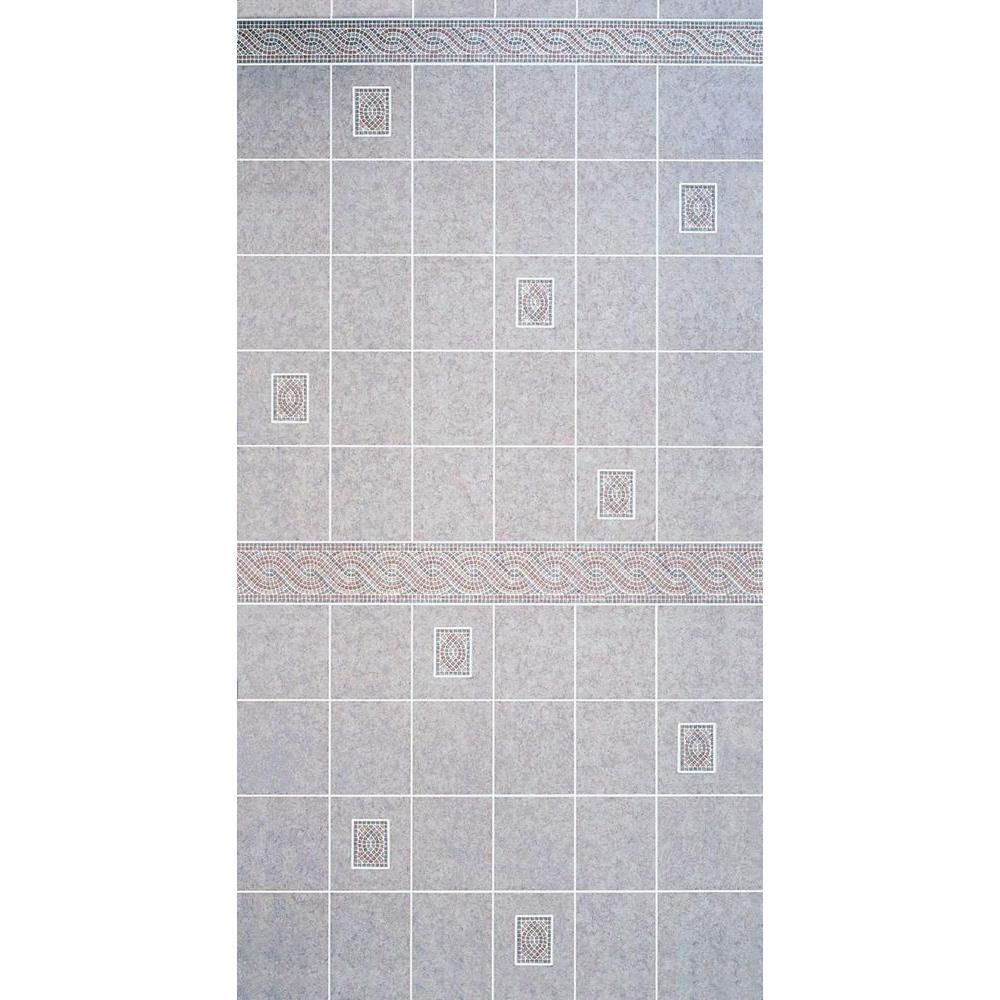 Tile Board For Bathrooms
 Shop DPI Aquatile 1 8 in x 4 ft x 8 ft Alicante Tile