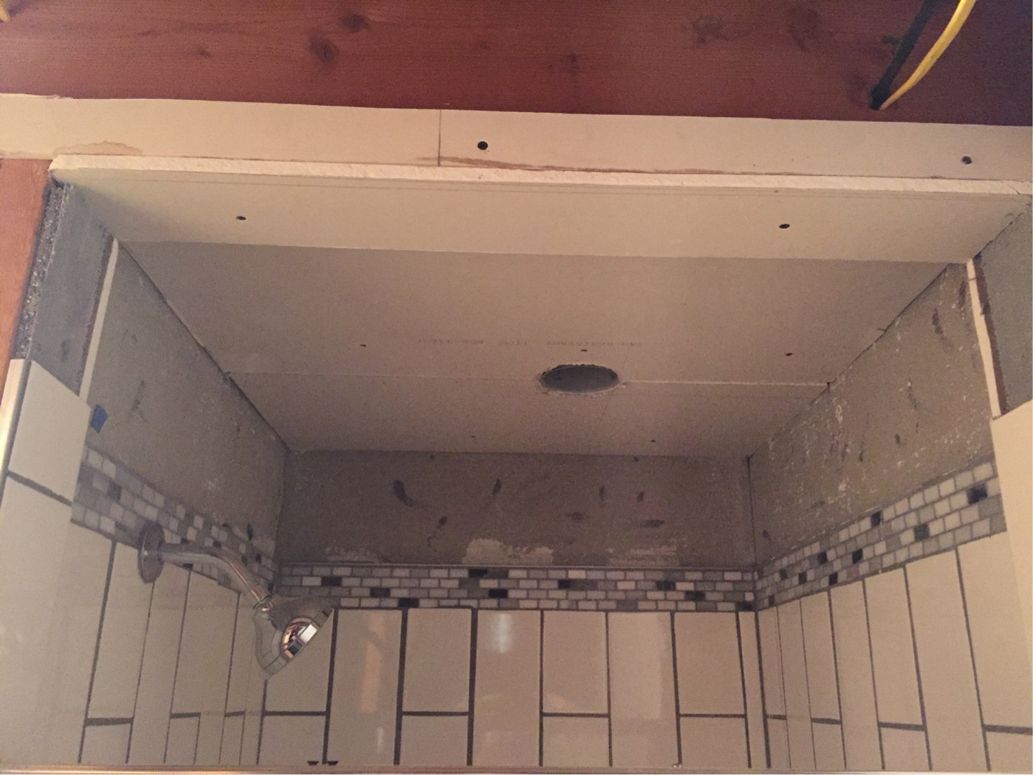 Tile Over Drywall Bathroom
 Tiling shower filling gaps between tile and drywall