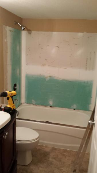 Tile Over Drywall Bathroom
 Bathroom Backsplash drywall gap DoItYourself