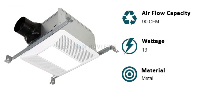 Top Rated Bathroom Exhaust Fans
 Best Bathroom Exhaust Fan with Light & Heater [Rated