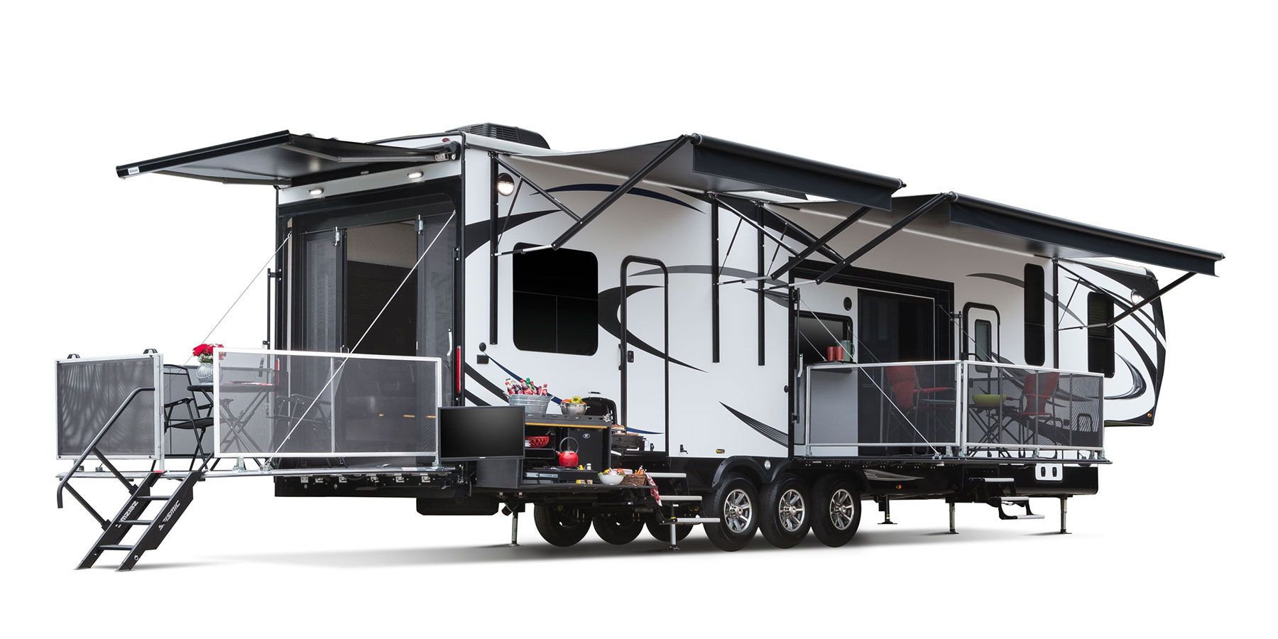 Toy Hauler With Outdoor Kitchen
 2017 Seismic Wave Toy Hauler