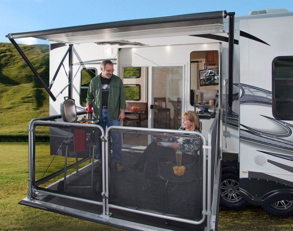 Toy Hauler With Outdoor Kitchen
 Inimitable Fifth Wheel Toy Hauler with Outside Kitchen And