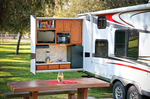 Travel Trailer Outdoor Kitchen
 Take it Outside with an Outdoor Kitchen