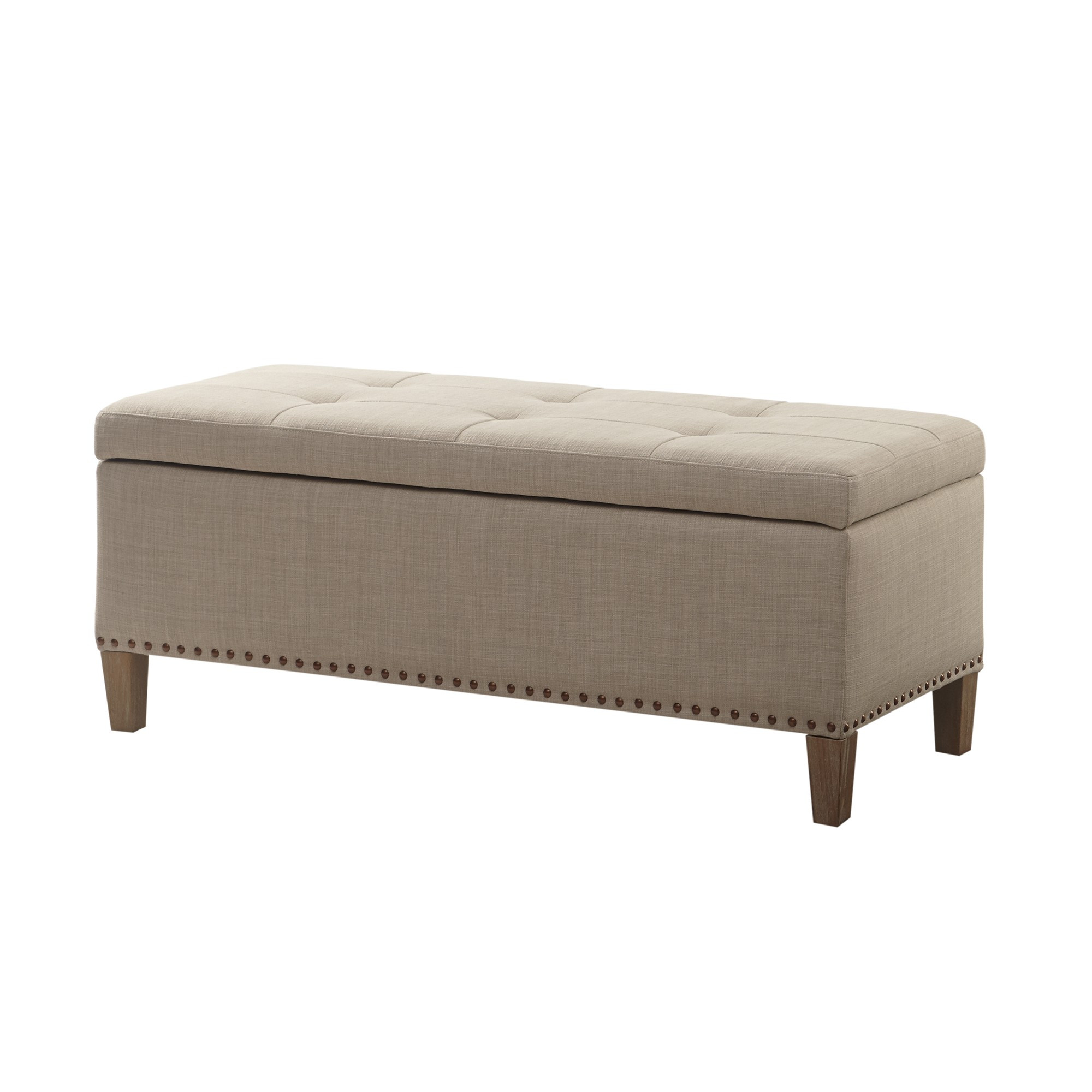Tufted Storage Bench Target
 Tahlia Tufted Top Storage Bench Natural
