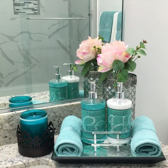 Turquoise Bathroom Decor
 Best 25 Turquoise home decor ideas on Pinterest