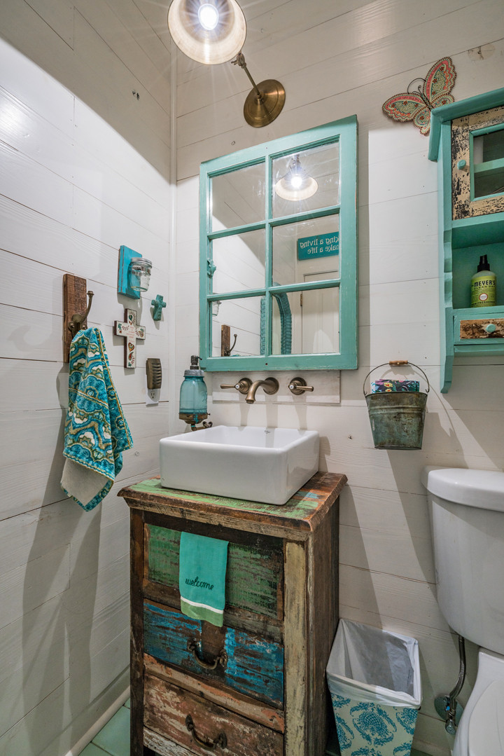 Turquoise Bathroom Decor
 Van Wicklen Design