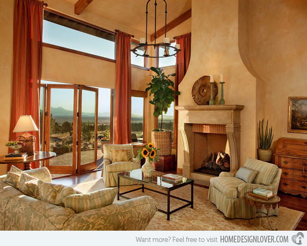 Tuscan Living Room Colors
 15 Stunning Tuscan Living Room Designs Decoration for House