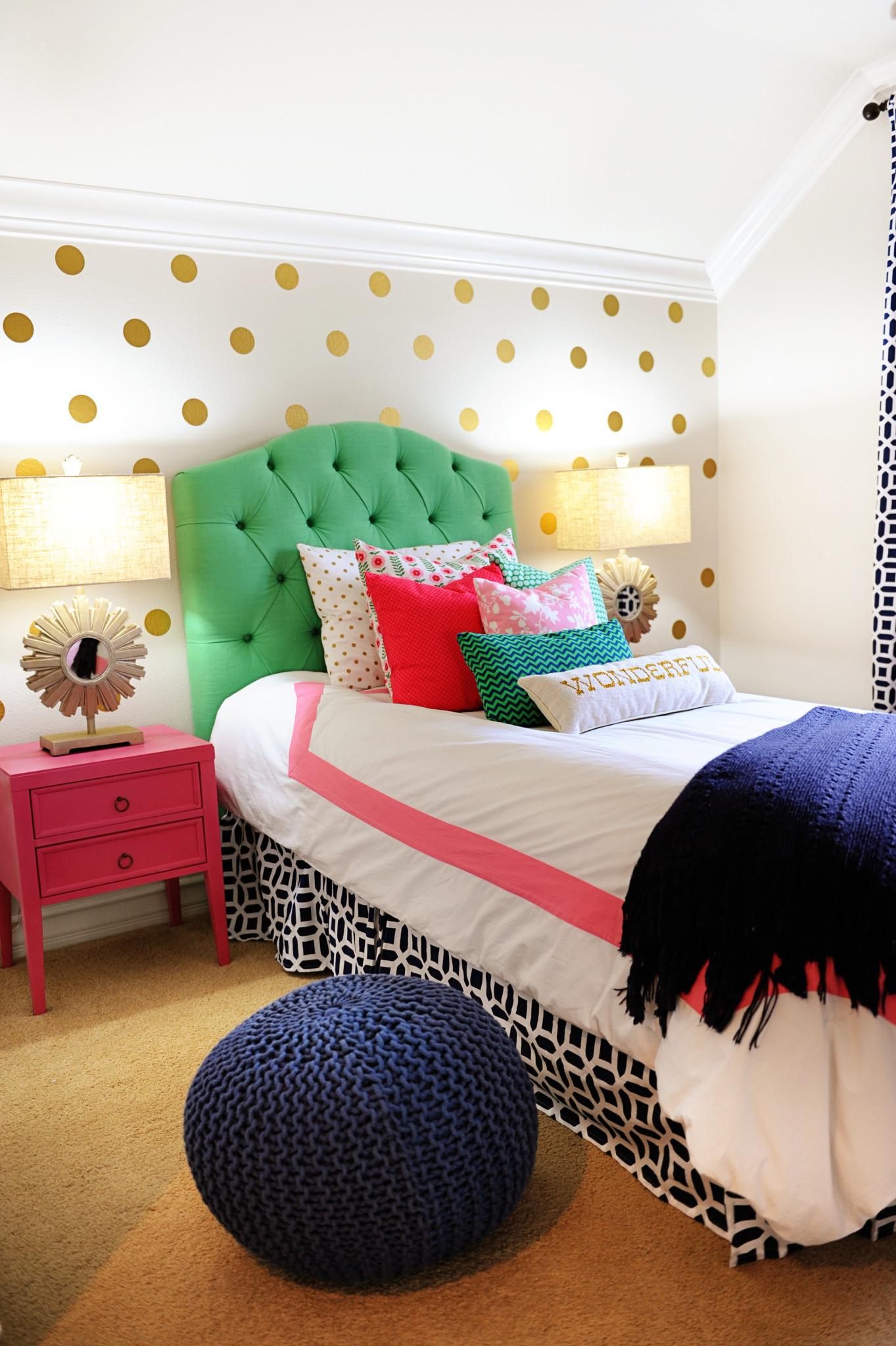 Tween Girls Bedroom
 Tween Girl Bedroom Preppy Design Decor Ideas Pink Navy