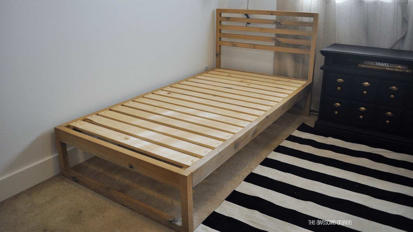 Twin Bed Diy Plans Beautiful Diy Modern Twin Bed Buildsomething