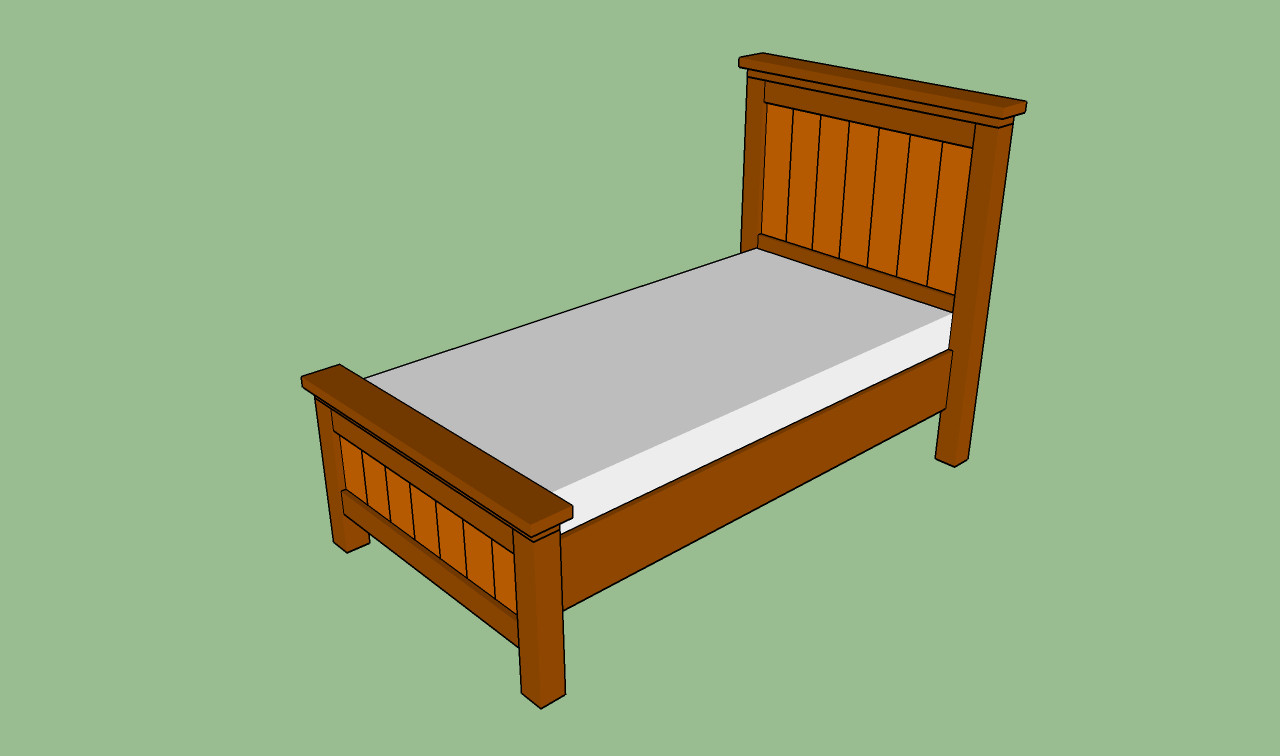 Twin Bed DIY Plans
 Twin Bed Frame Plans