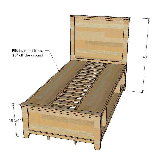Twin Bed DIY Plans
 Build DIY Twin bed plans dimensions PDF Plans Wooden using