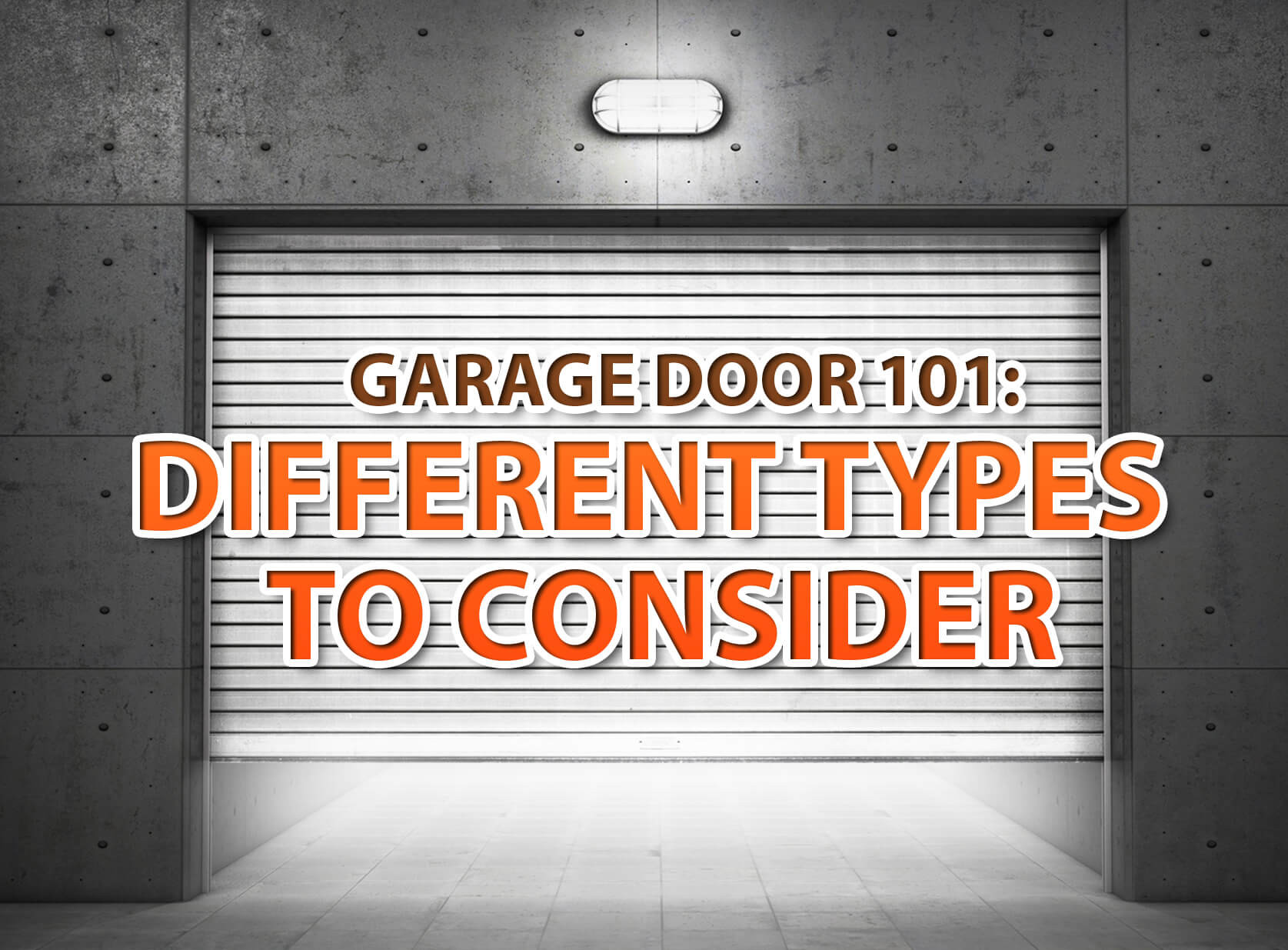 Types Of Garage Doors Elegant Garage Door 101 Different Types to Consider – Interior