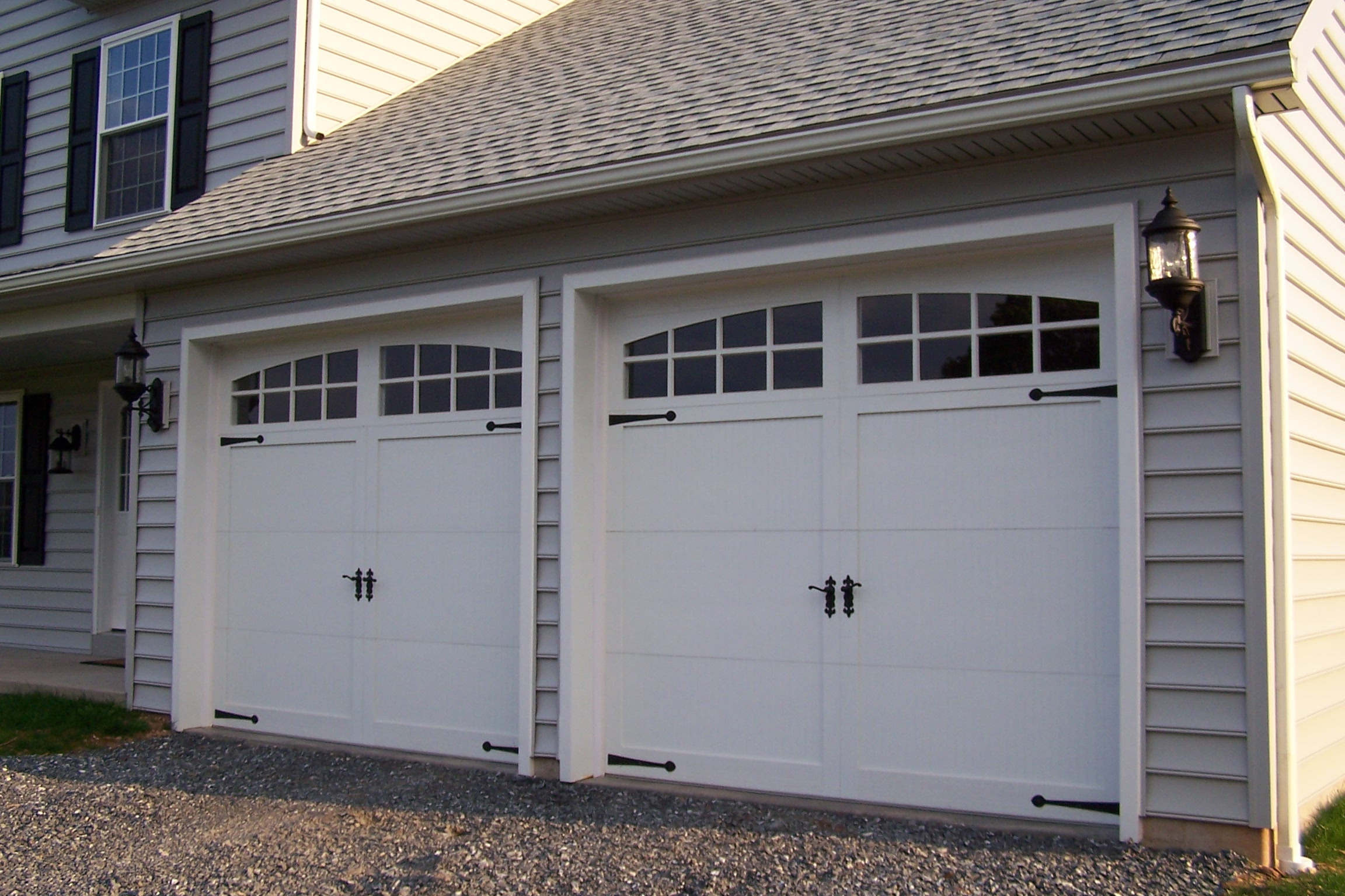 Types Of Garage Doors
 File Sectional type overhead garage door JPG