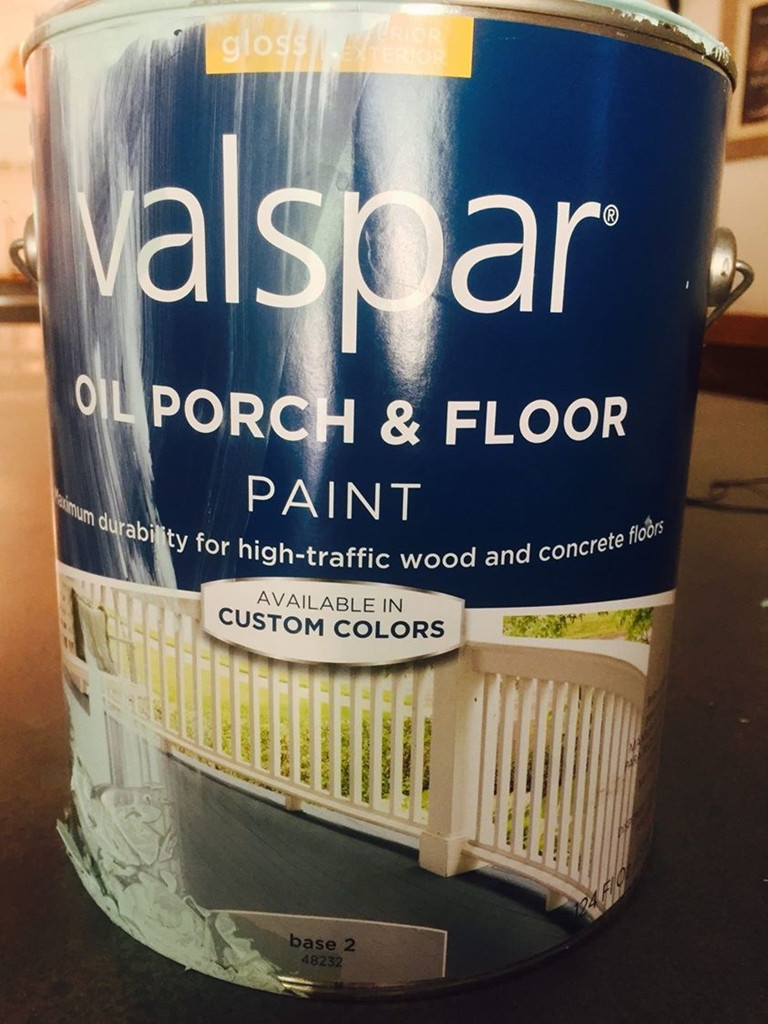 Valspar Deck Paint
 How to "Fake" a Wood Floor with Plywood Our girl s room