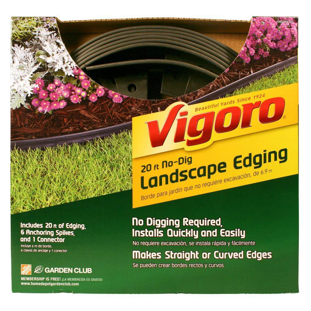 Vigoro Landscape Edging Unique Vigoro 20 Ft No Dig Landscape Edging Kit 3001 20hd the