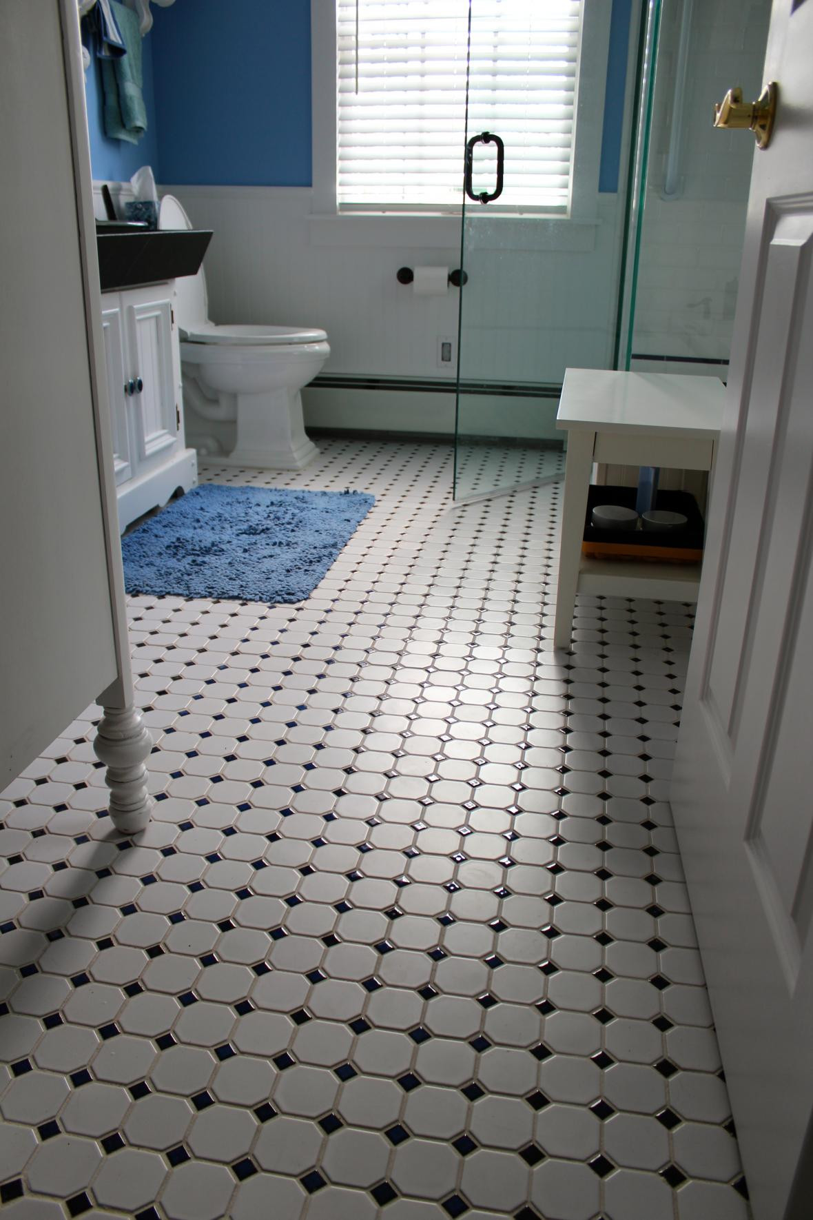 Vintage Bathroom Floor Tile
 Vintage tile bathroom floor