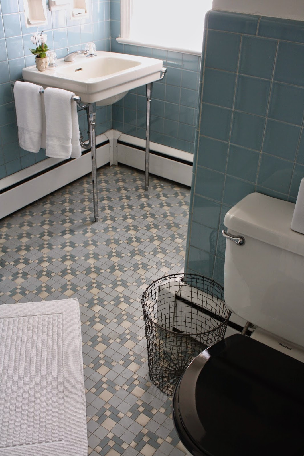 Vintage Bathroom Floor Tile
 Meet Me in Philadelphia Pre holiday Spruce Up The