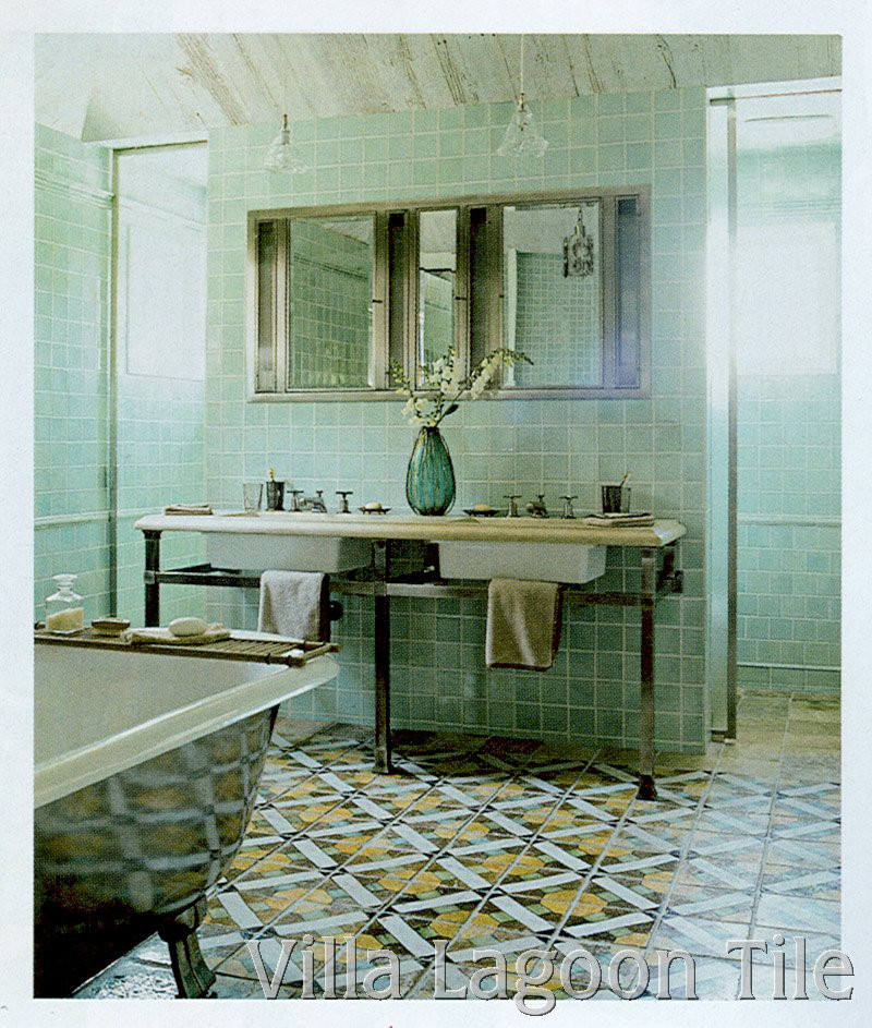 Vintage Bathroom Floor Tile
 Antique Cement Tiles and Tours