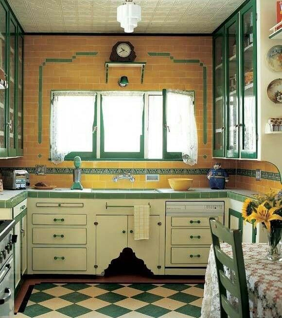 Vintage Kitchen Tiles
 17 Best images about Tiled countertops on Pinterest