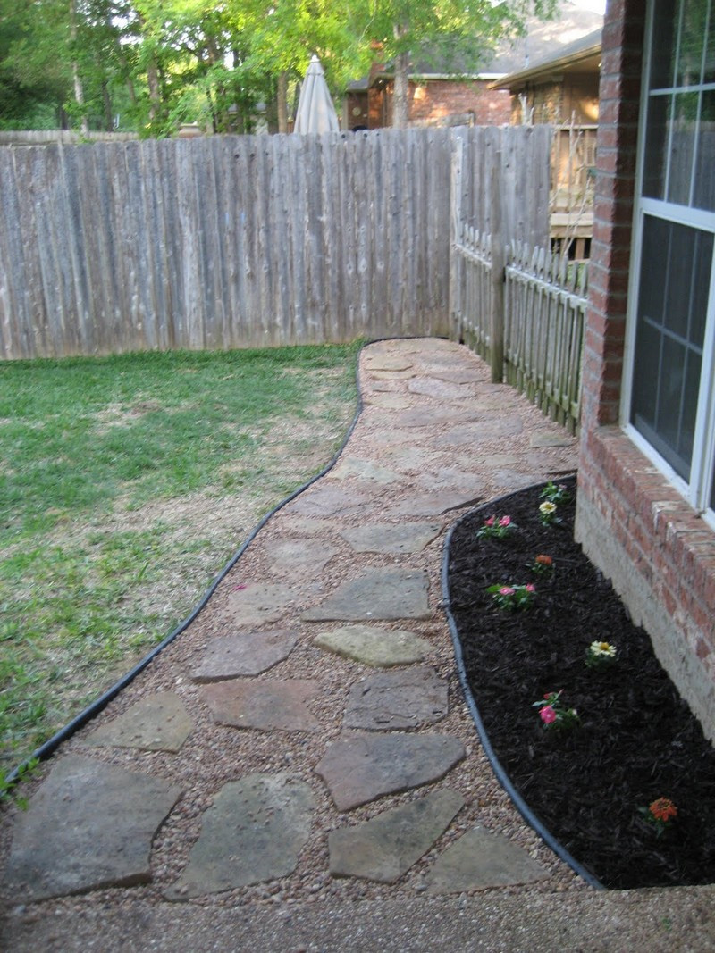 Walkway Ideas For Backyard
 Build your own backyard flagstone pathway – The Owner
