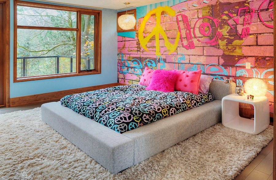 Wall Art For Girls Bedrooms
 Graffiti Interiors Home Art Murals And Decor Ideas