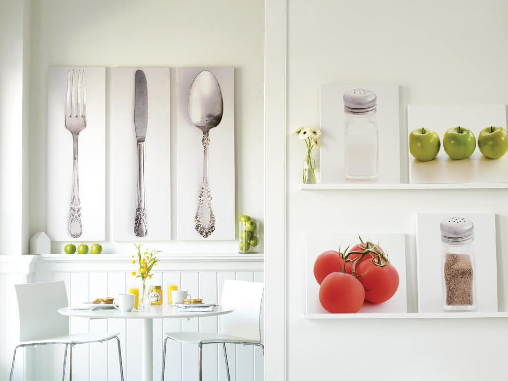 Wall Art Kitchen
 How to Decorate a Kitchen Wall TheyDesign