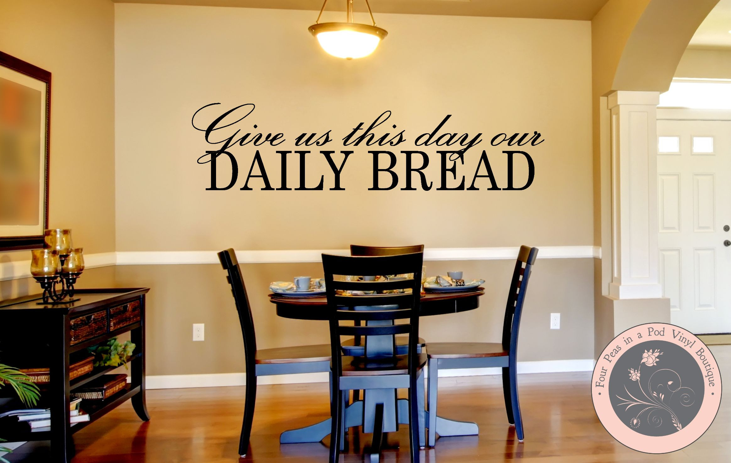 Wall Art Kitchen
 Christian Wall Decor Give Us This Day Our Daily Bread