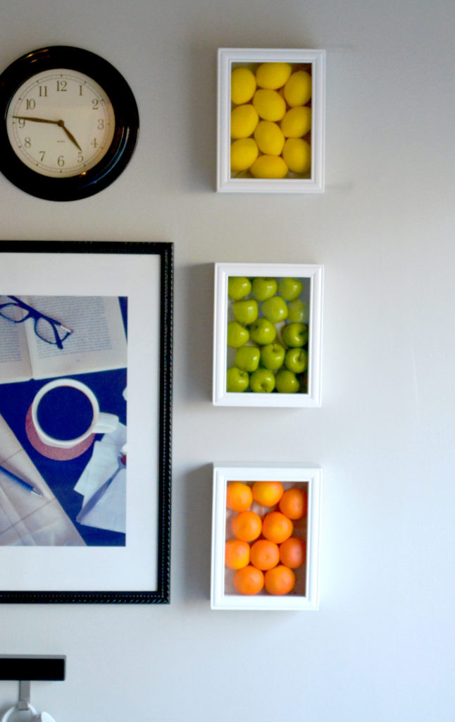 Wall Art Kitchen
 Colorful Kitchen Wall Art With Fake Fruits