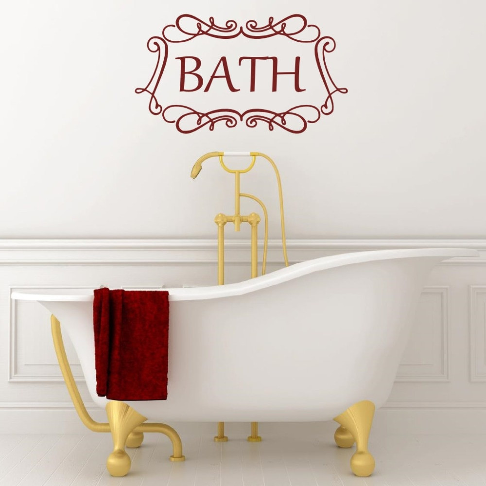 Wall Decal Bathroom
 Artist Bath Wall Sticker Quotes Removable Vinyl Wall Decal