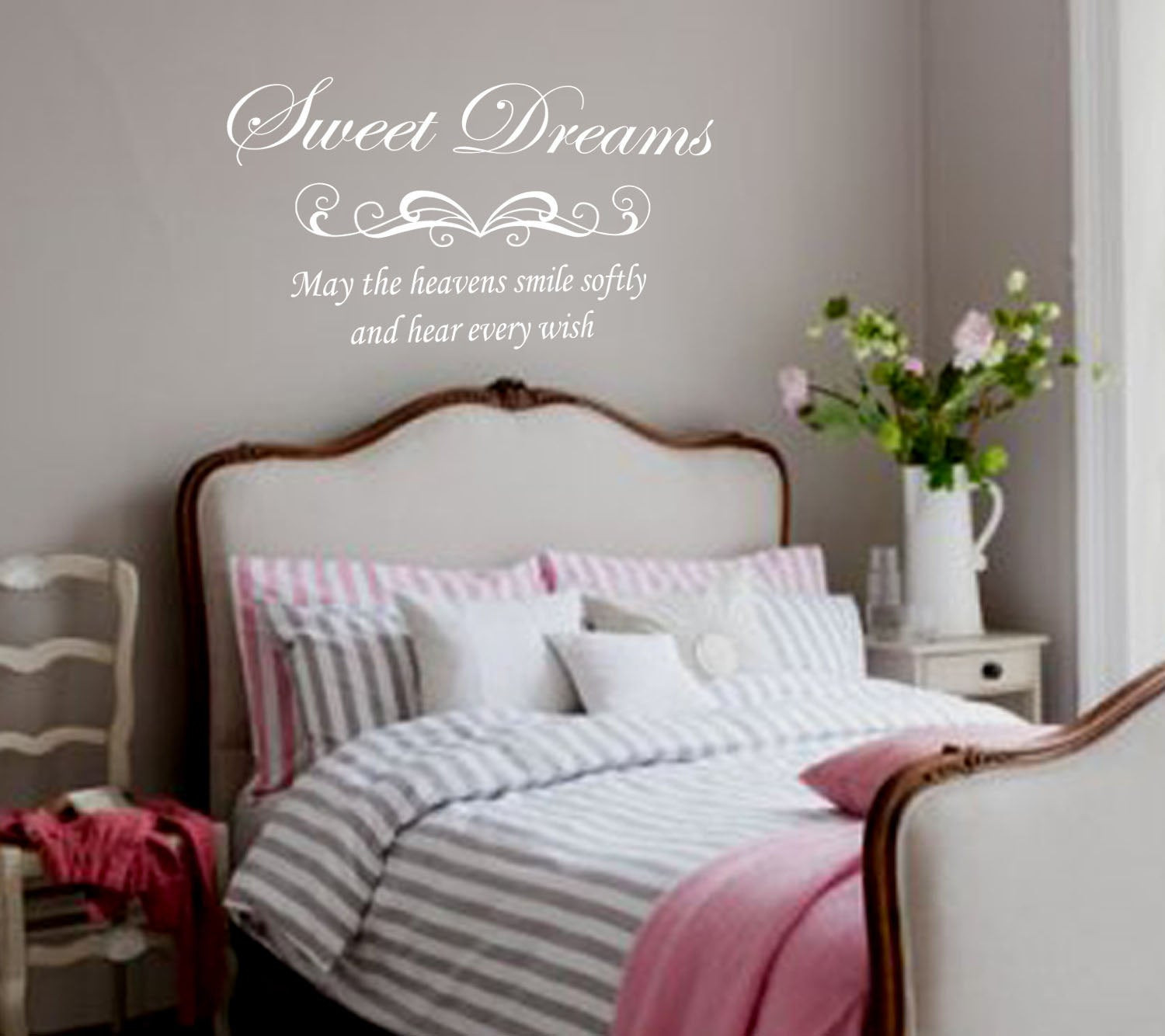 Wall Decal Quotes For Bedroom
 Bedroom Wall Decal Sweet dreams Removable Vinyl Lettering