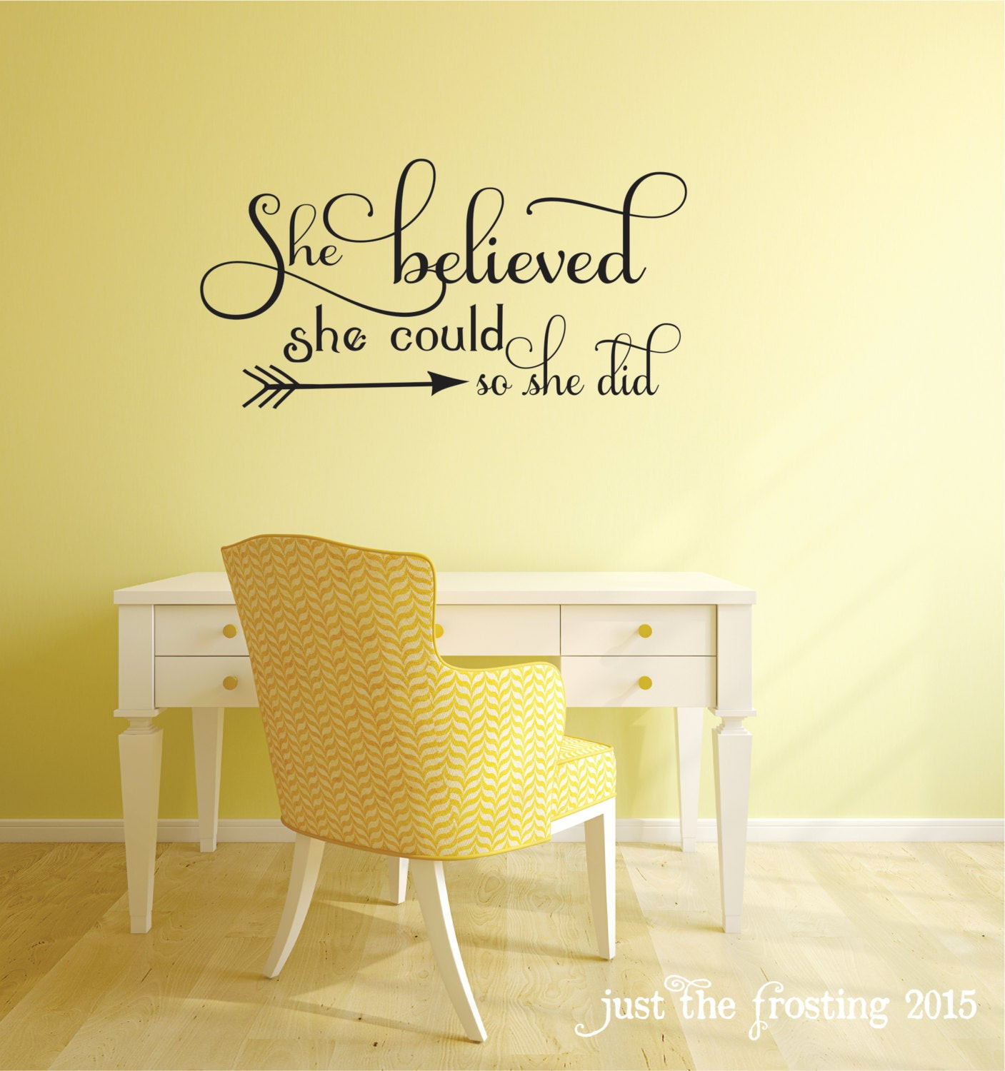 Wall Decal Quotes For Bedroom
 She Believed She Could Quote Bedroom Wall Decal fice Decor