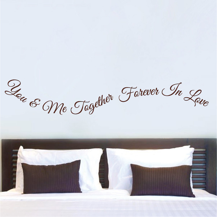 Wall Decal Quotes For Bedroom
 Romantic Bedroom Wall Quote Decal From Trendy Wall Designs