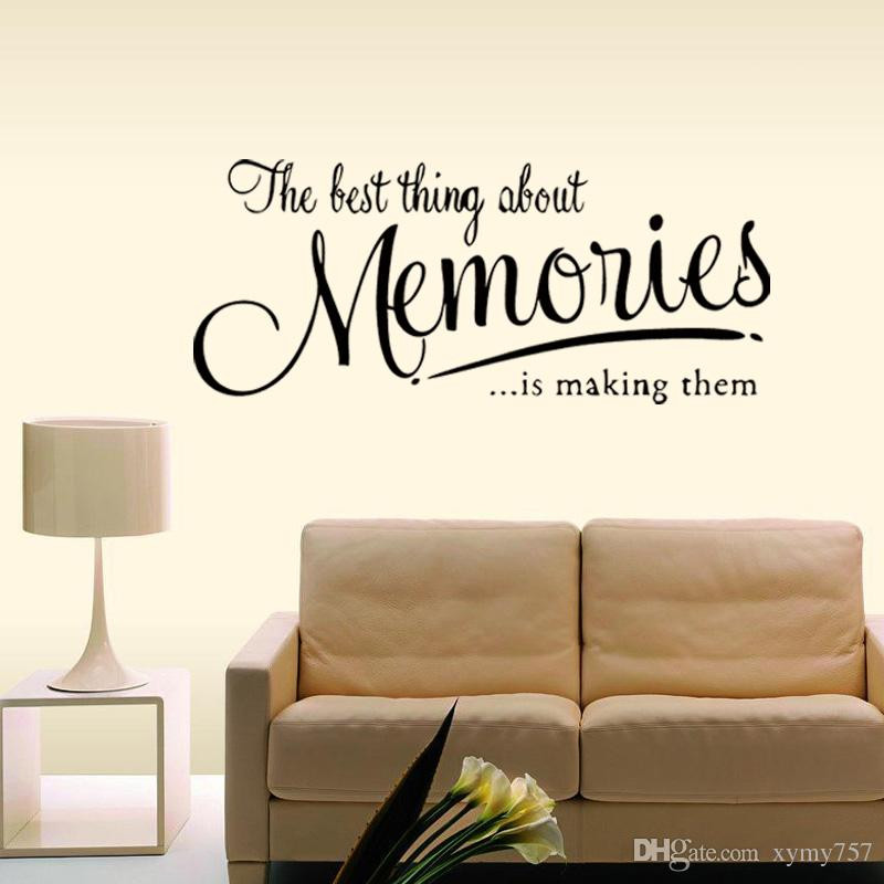 Wall Decal Quotes For Bedroom
 The Memory Wall Quote Decal Removable Stickers Funny Decor