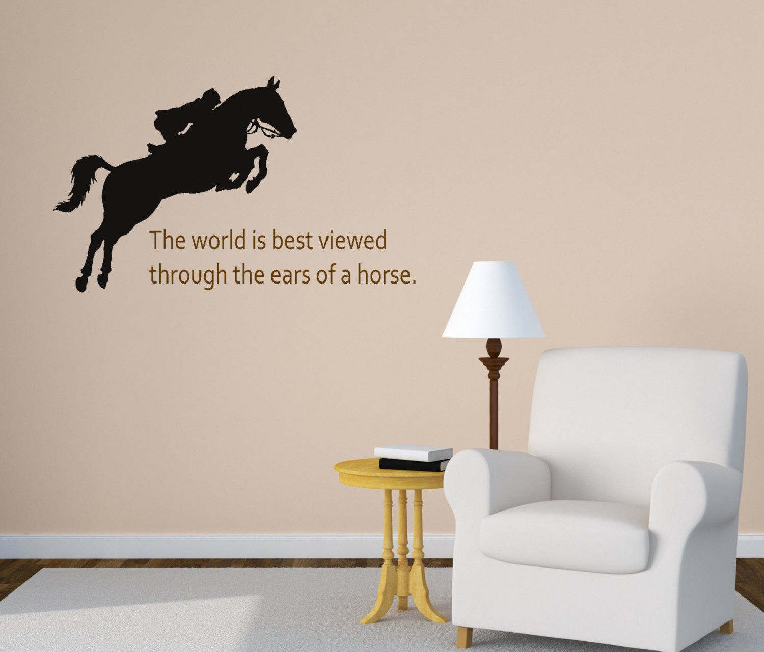 Wall Decal Quotes For Bedroom
 Horse wall decal girls bedroom wall decal quote wall decal