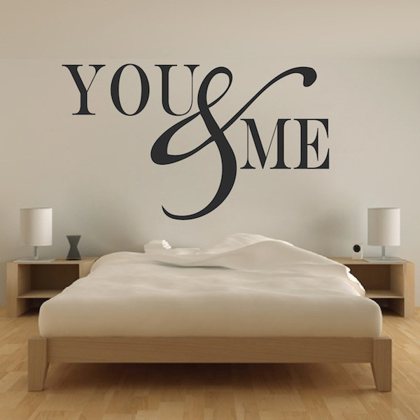 Wall Decal Quotes For Bedroom
 Romantic Bedroom Wall Decal Vinyl Mural Sticker You