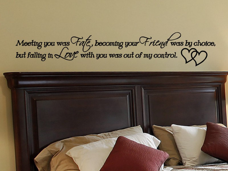 Wall Decal Quotes For Bedroom
 Master Bedroom Wall Decal Wall Decor Love Quotes Wall Art