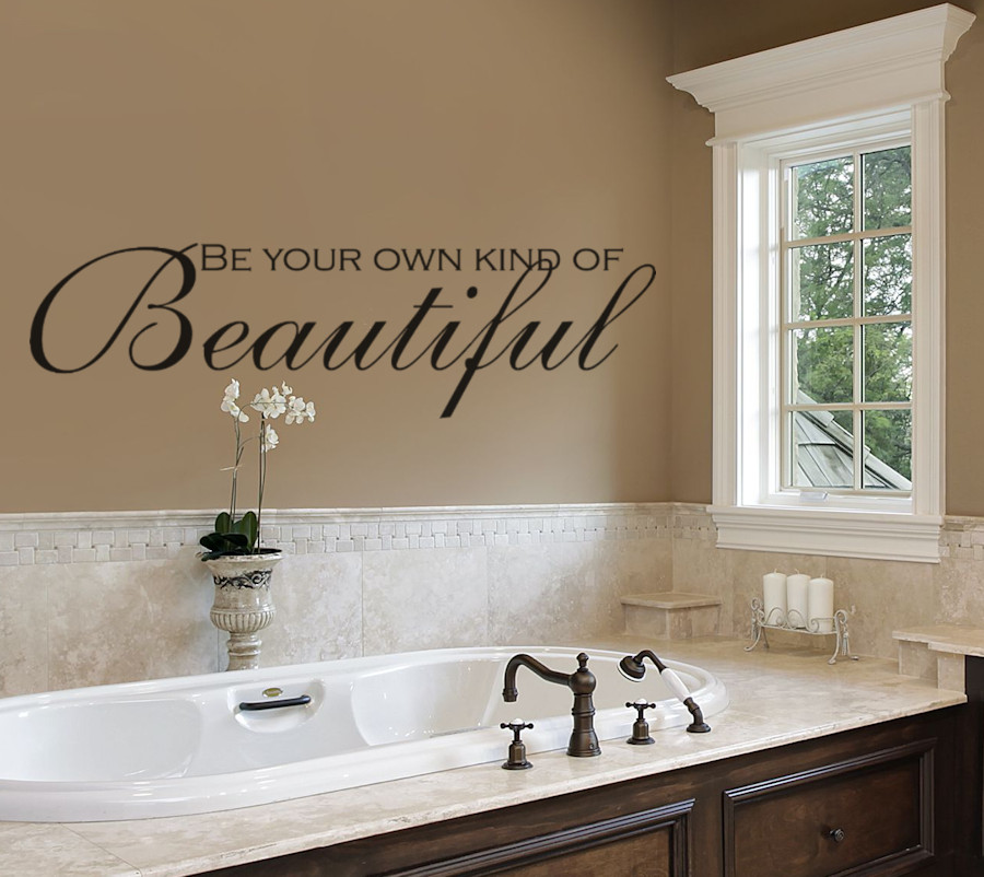 Wall Decals For Bathroom
 Be Your Own Kind of Beautiful Wall Decals Bathroom