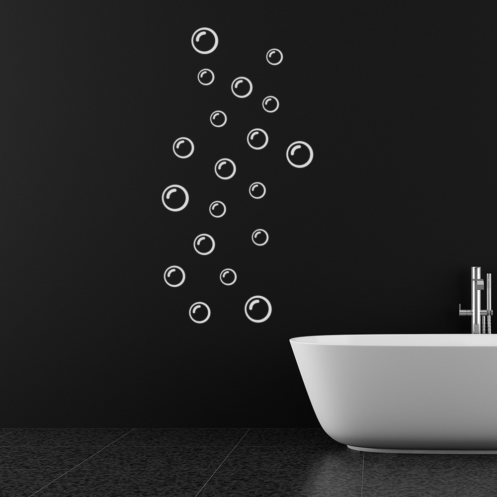 Wall Decals For Bathroom
 Bathroom Wall Sticker Bubbles Wall Decal Shower Tiles Home