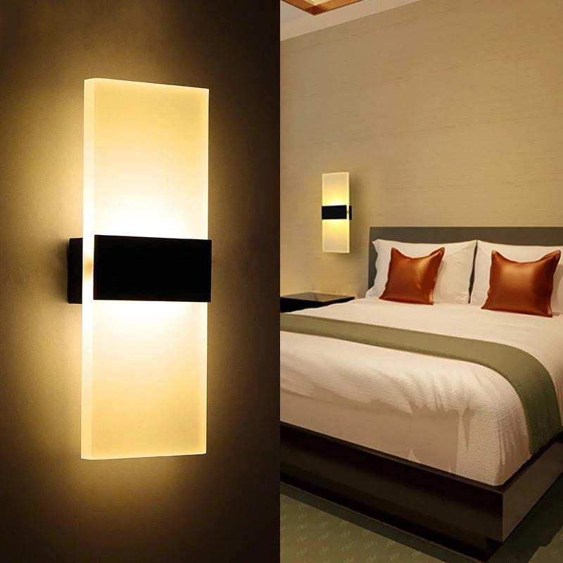 Wall Lights Bedroom
 2017 Modern Acrylic 6w Led Wall Lamp Aluminum Lights