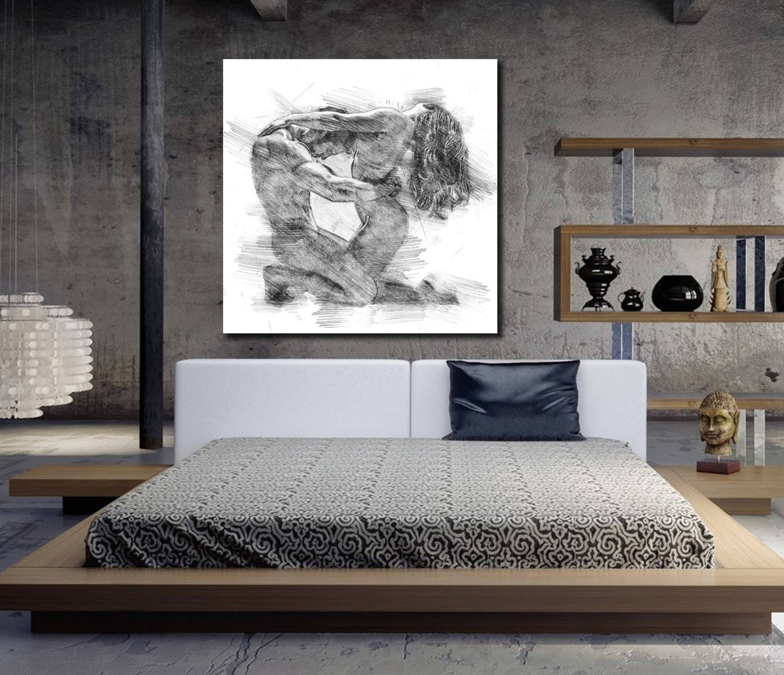 Wall Prints For Bedroom
 15 Ideas of Bedroom Canvas Wall Art