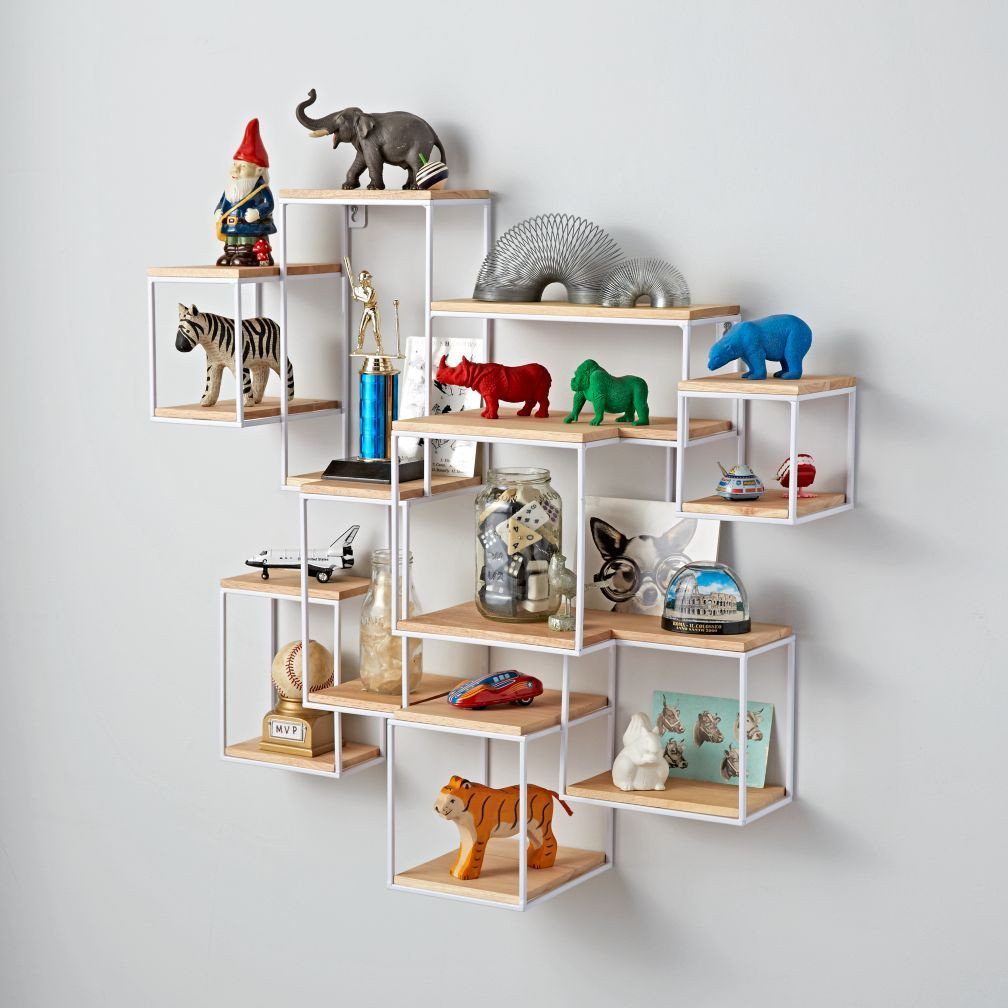 Wall Shelves For Kids Rooms
 Network Intersecting Cube Shelf