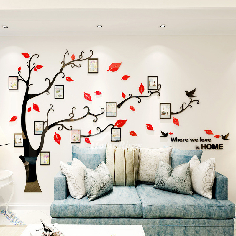 Wall Stickers For Bedroom
 Removable Wall Decals For Bedroom Acrylic Tree Home Decor