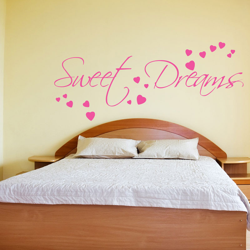 Wall Stickers For Bedroom
 SWEET DREAMS WALL STICKER ART DECALS QUOTES BEDROOM W43
