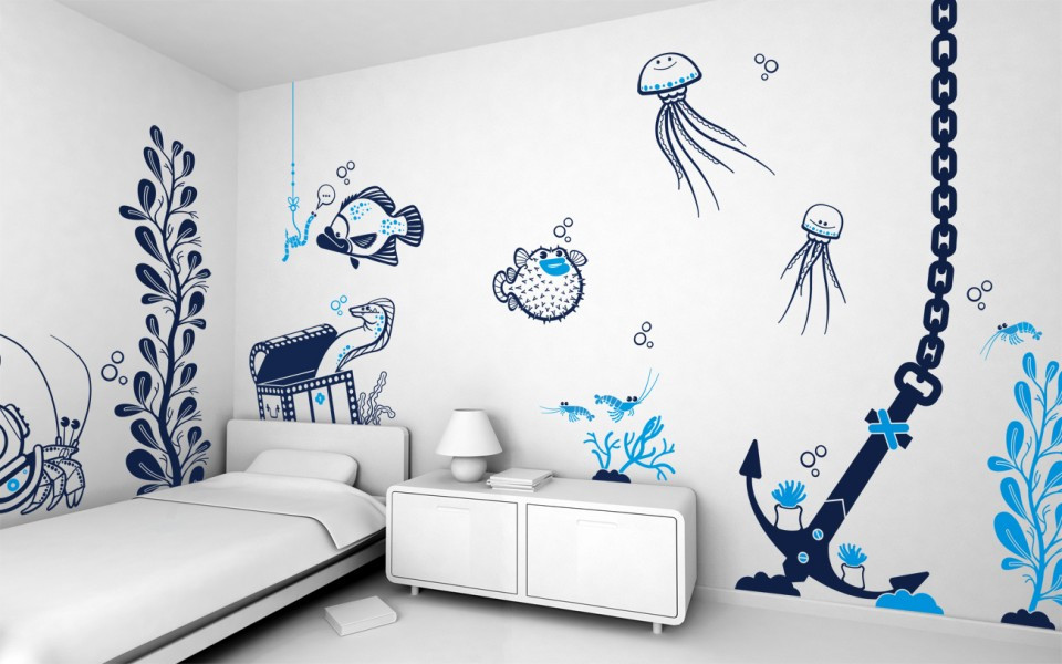 Wall Stickers For Bedroom
 22 cool bedroom wall stickers for kids Interior Design